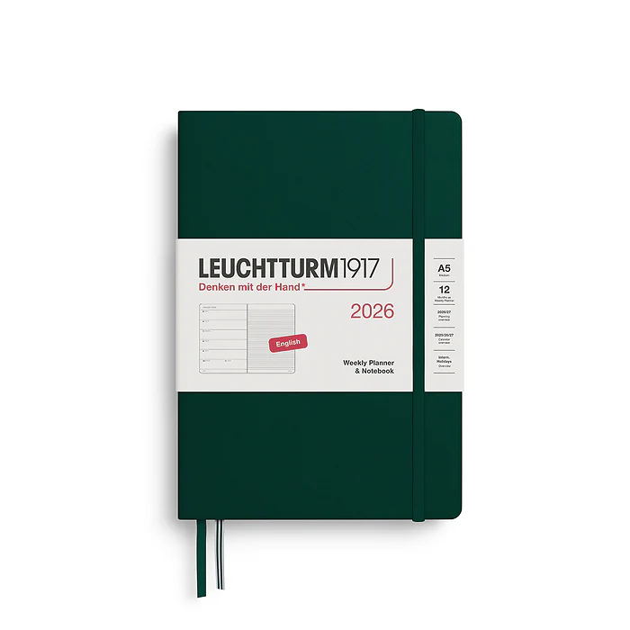 Leuchtturm 1917 - A5 WTV Notebook Forest Green 2026