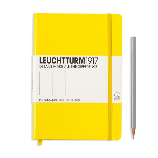 Leuchtturm A5 Dotted Notebook - Yellow
