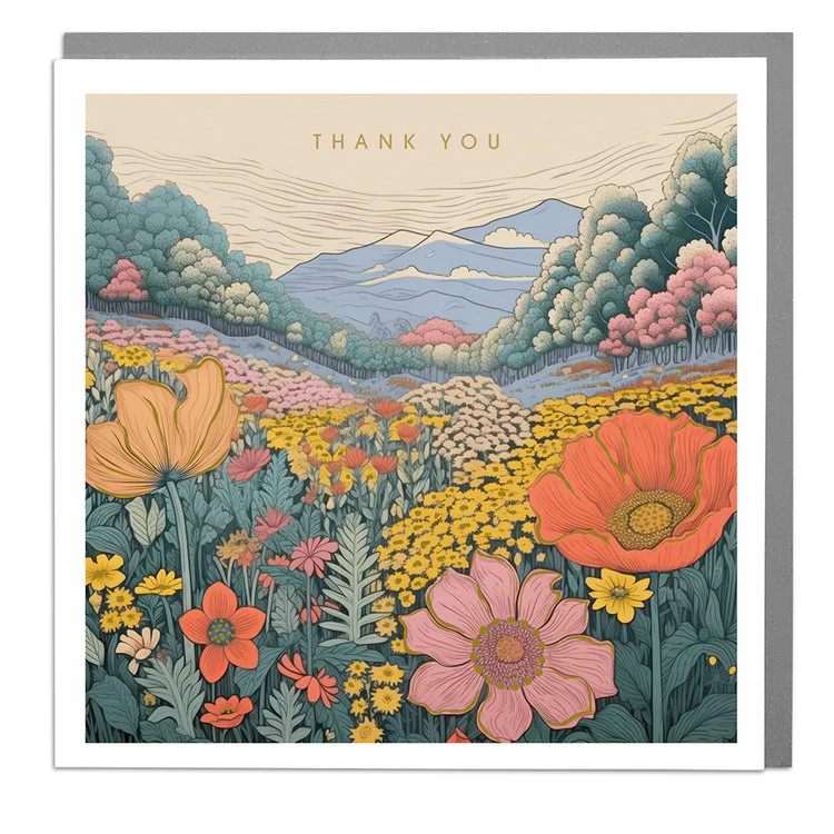 Lola Design - Thank You Floral Landscape