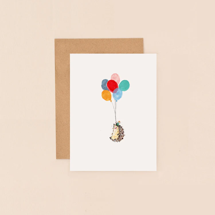 Louise Mulgrew - Hedgehog And Balloons