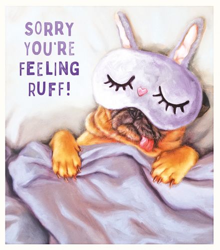 Lucia Heffernan - Dog In Bed Feeling Ruff