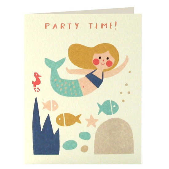 Mermaid invitations x 5
