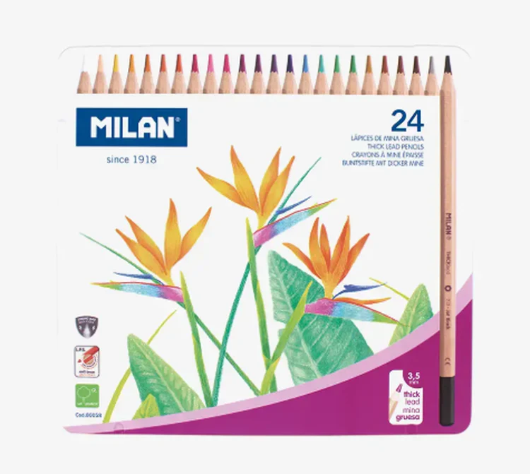 Milan - 24 Colour Pencils - Image 2