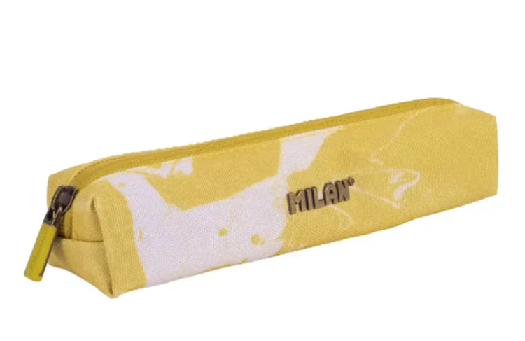 Milan - Mini Round Pencil Case Lava Yellow
