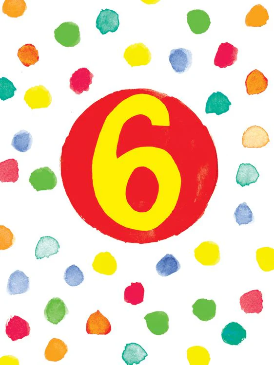 Mini Card -  Age 6