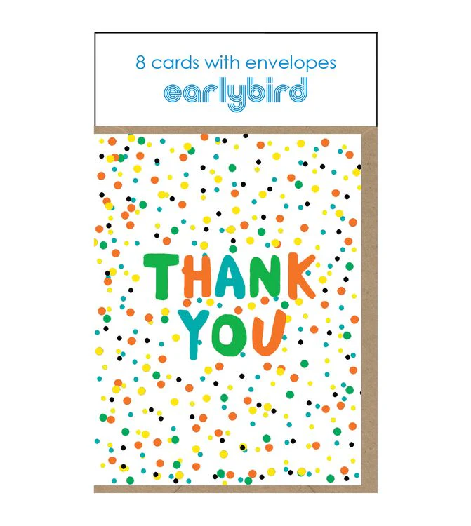 Mini Thank you Pack x 8 - Neon Dots - Image 2