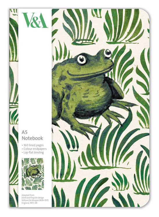 Museums and Galleries - Frog Tile A5 Notebook