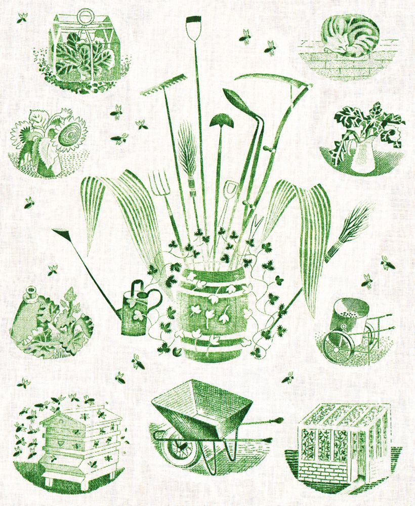 Museums and Galleries - Garden Implements Ravilious