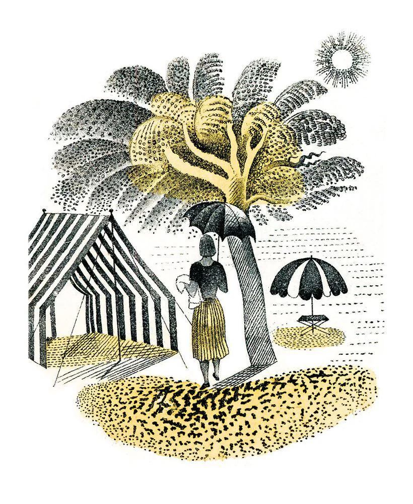 Museums and Galleries - Woman and Umbrellas