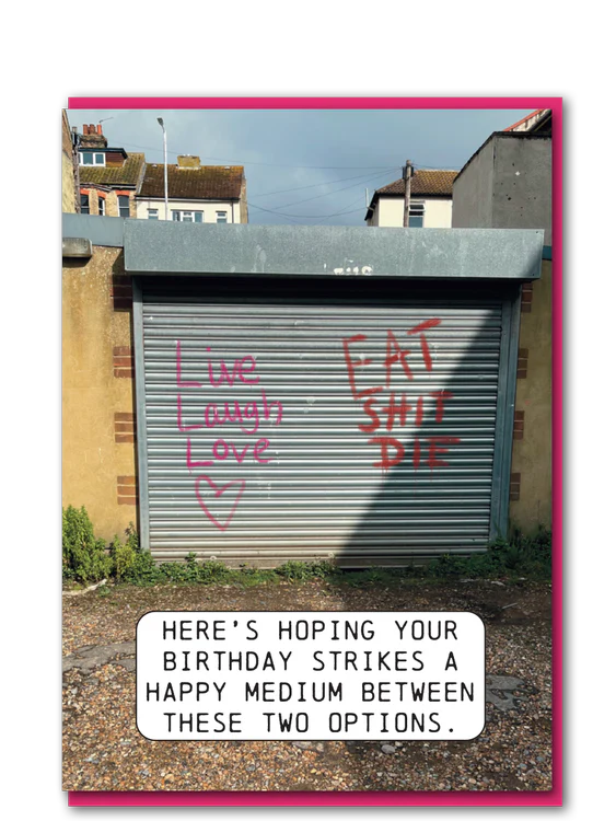 Objectables Publishing - Live Laugh Shit Birthday