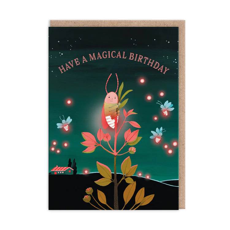 Ohh Deer - Firefly Birthday Card