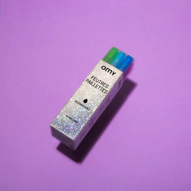 Omy - Markers - Glitter x 9