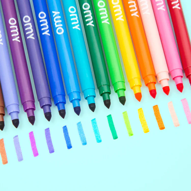 Omy - Markers - Washable x 16 - Image 2