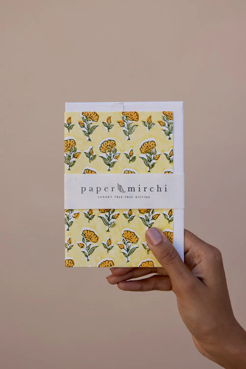 Paper Mirchi - Ditsy Floral Sunshine