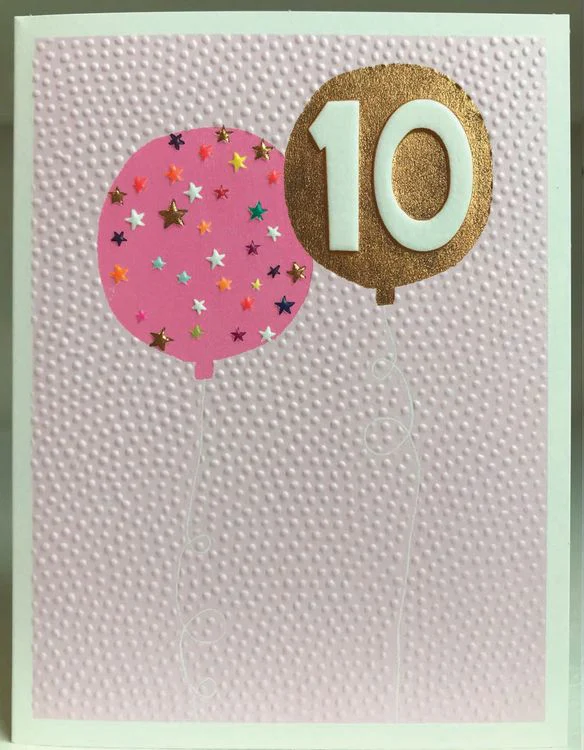 Paper Salad - Age 10 Gold & Pink