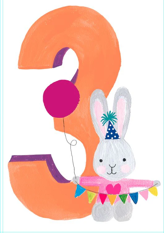 Paper Salad - Age 3 Bunny
