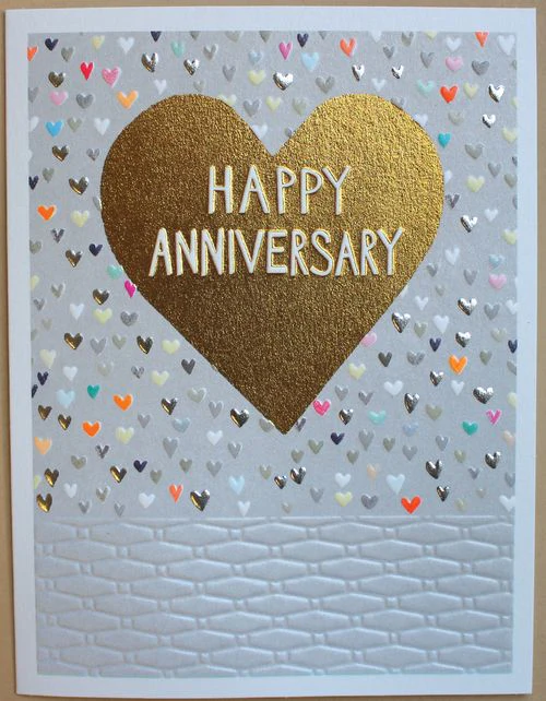 Paper Salad - Anniversary Gold Heart