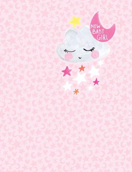 Paper Salad -Baby Girl Cloud