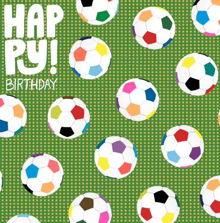 Paper Salad - Birthday Footballs
