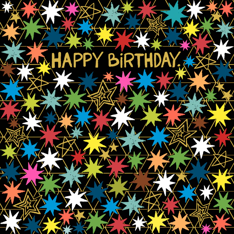 Paper Salad - Birthday Neon Stars
