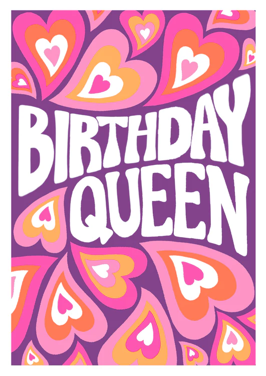 Paper Salad - Birthday Queen Hearts