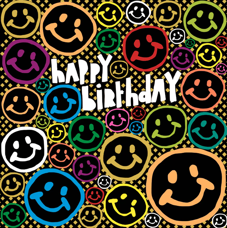 Paper Salad - Birthday Smiley Faces