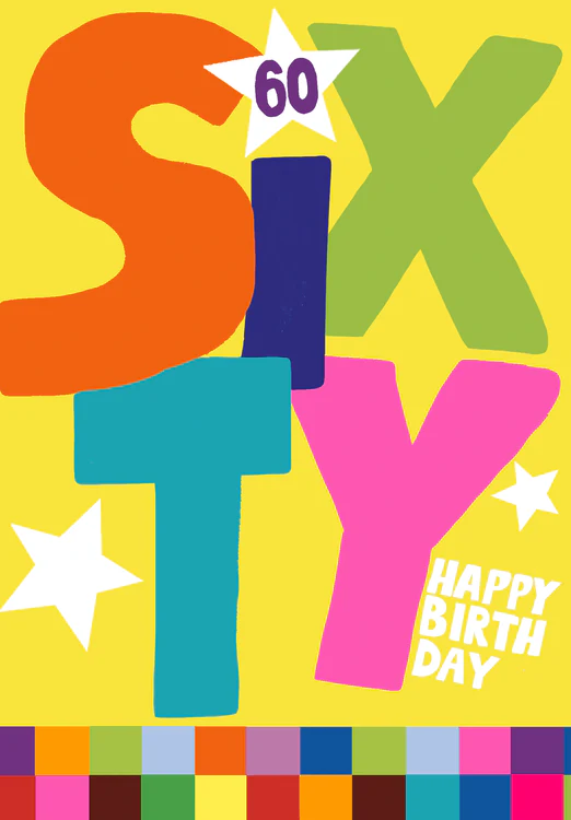 Paper Salad - Bold And Bright Sixty