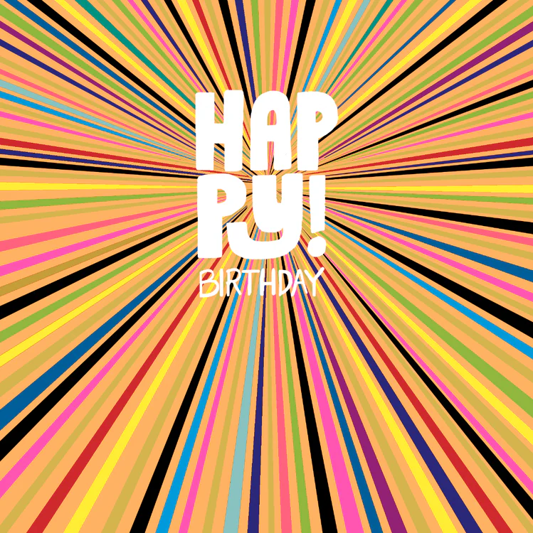 Paper Salad - Happy Birthday Beams