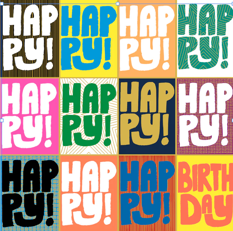 Paper Salad - Happy Birthday Repeat