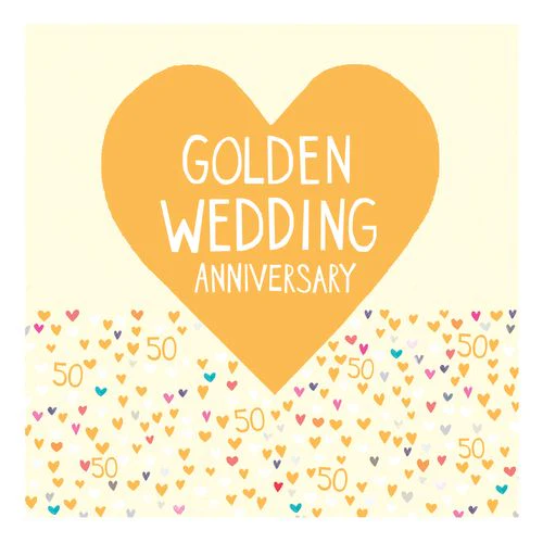 Paper Salad - Large Golden Anniversary