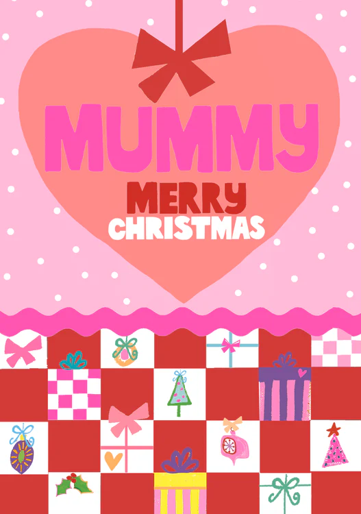 Paper Salad - Mummy Merry Christmas