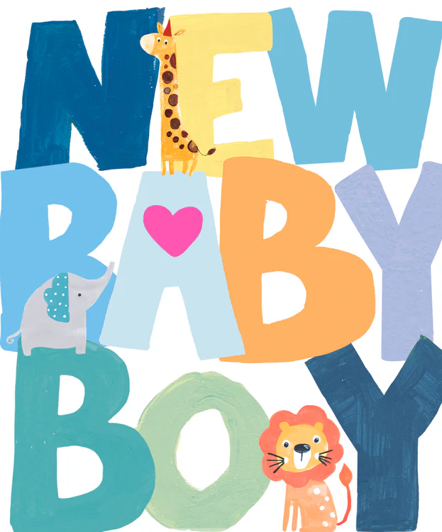 Paper Salad - New Baby Boy