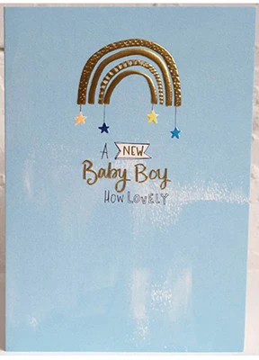 Paper Salad - New baby boy