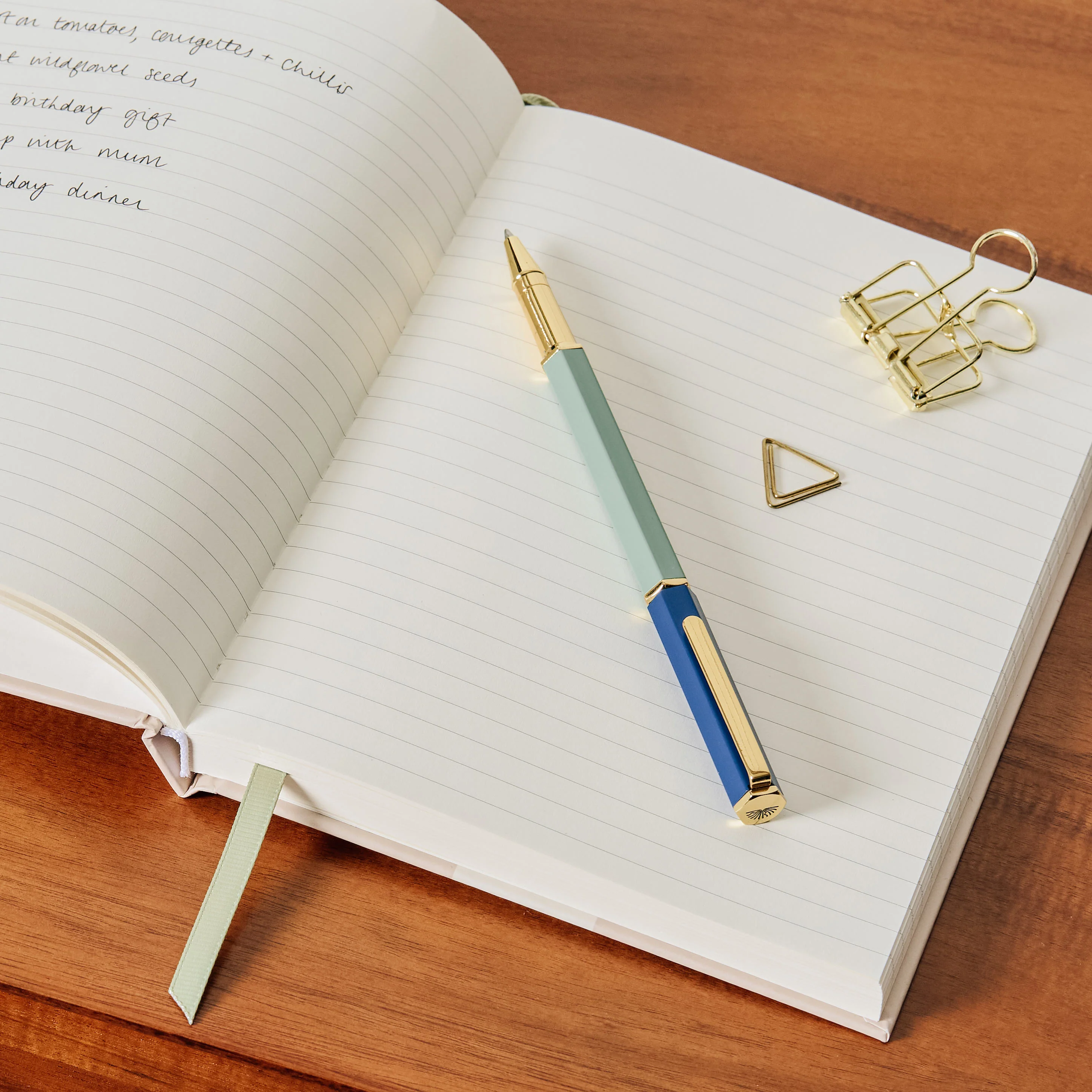 Papier - Classic Rollerball Green And Navy - Image 4