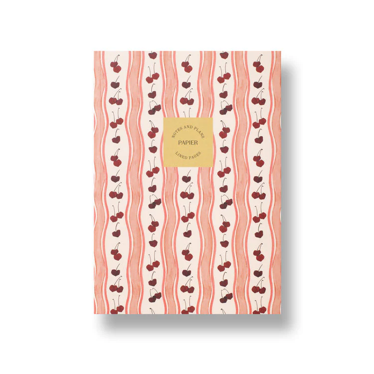 Papier - Cherry Wave Softcover Lined Notebook