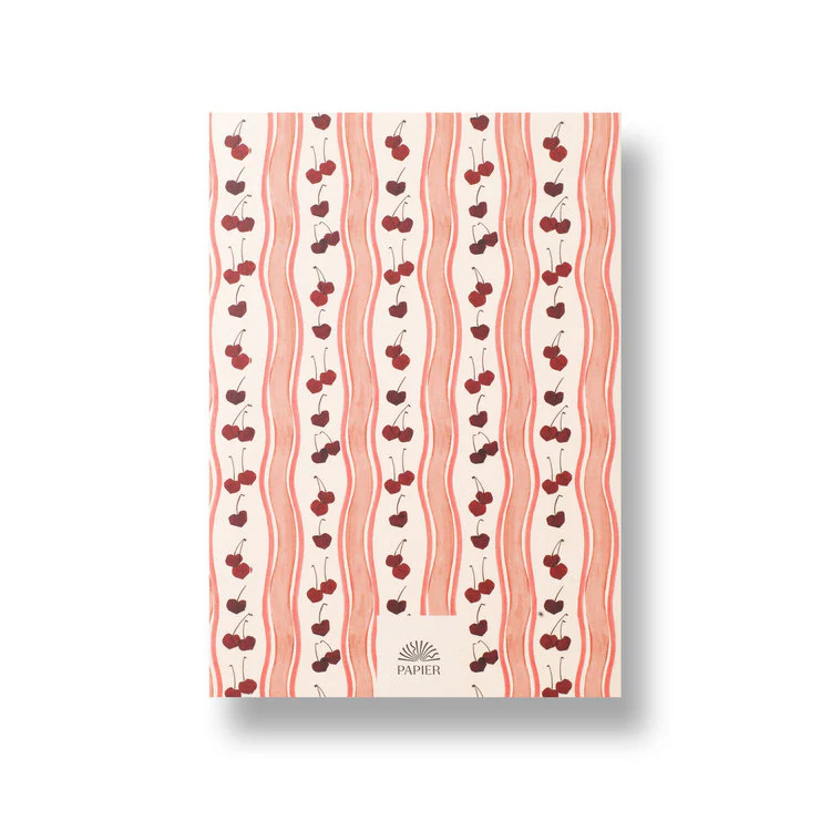 Papier - Cherry Wave Softcover Lined Notebook - Image 3