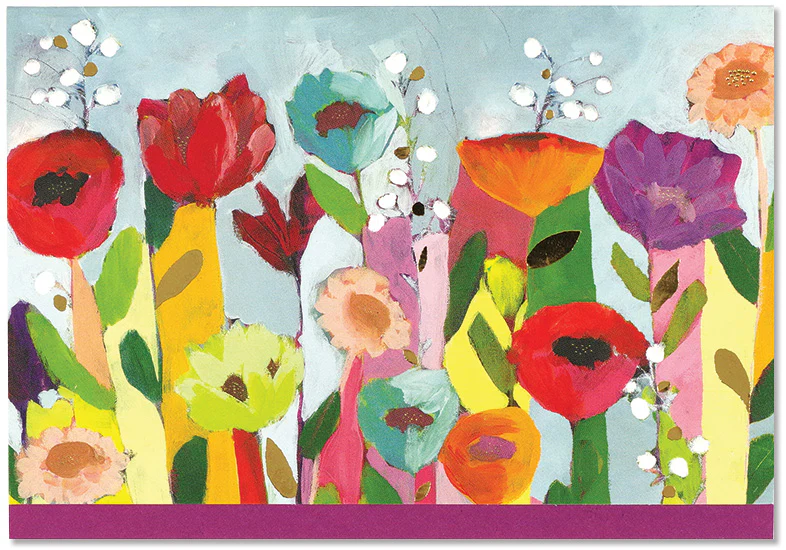 Peter Pauper - Brilliant Floral Notecards x 14