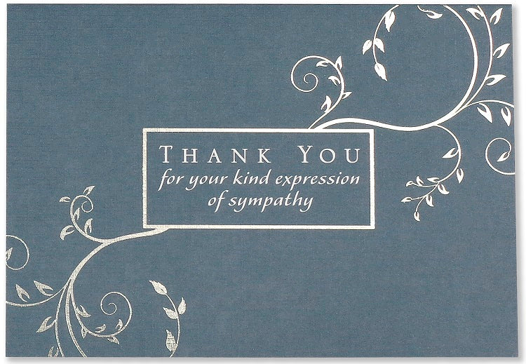 Peter Pauper - Condolence Thank You Notes x 14