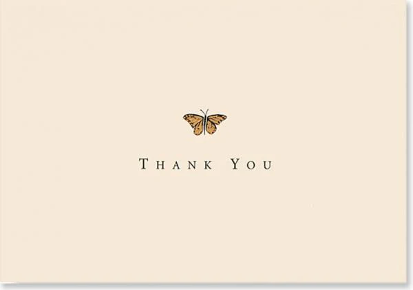 Peter Pauper - Gold butterfly x 14