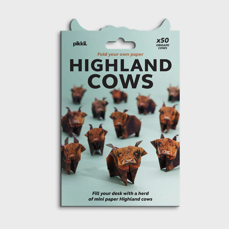 Pikkii - Paper Highland Cows