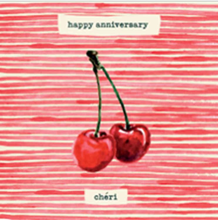 Poet and Painter - Anniversary Cheri