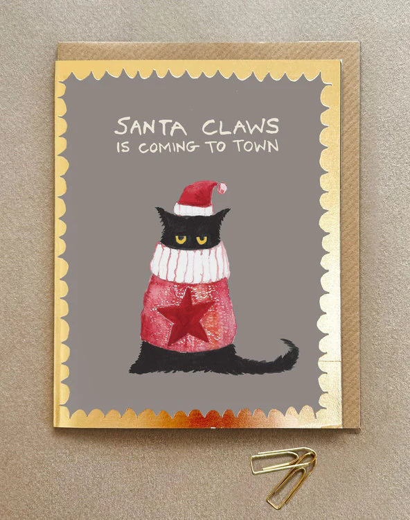 Poet and Painter - Santa Claws Coming to Town