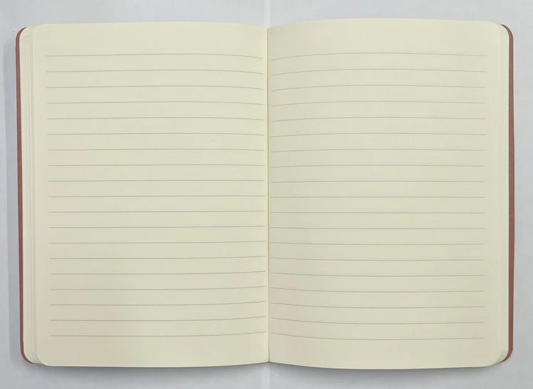 Postmark + CIAK - B6 Ruled Notebook Teal / Rust - Image 3