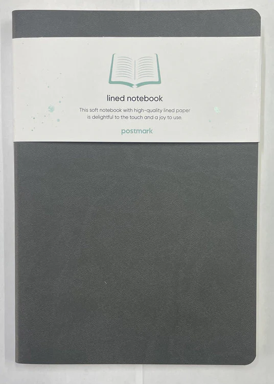 Postmark + CIAK - Ruled Notebook Dark Grey / Yellow