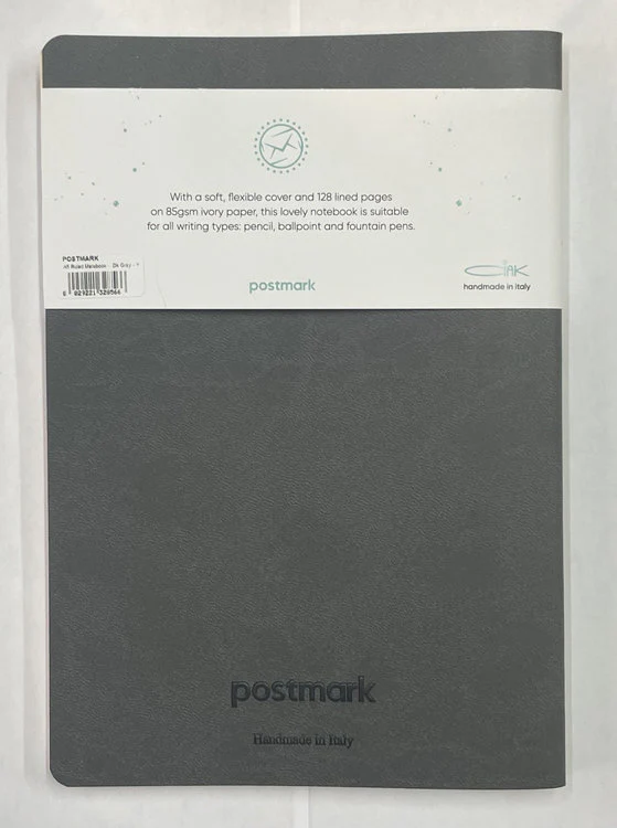 Postmark + CIAK - Ruled Notebook Dark Grey / Yellow - Image 4