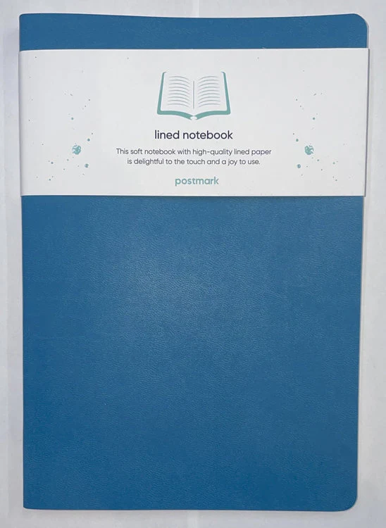 Postmark + CIAK - Ruled Notebook Dusty Teal / Rust