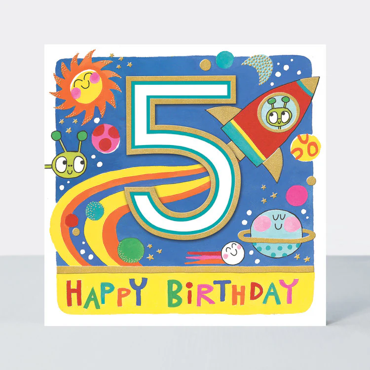 Rachel Ellen  - Age 5 Rocket birthday