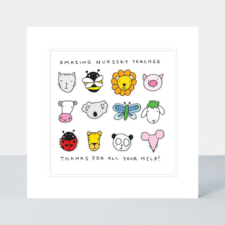 Rachel Ellen - Nursery Teacher Thank You