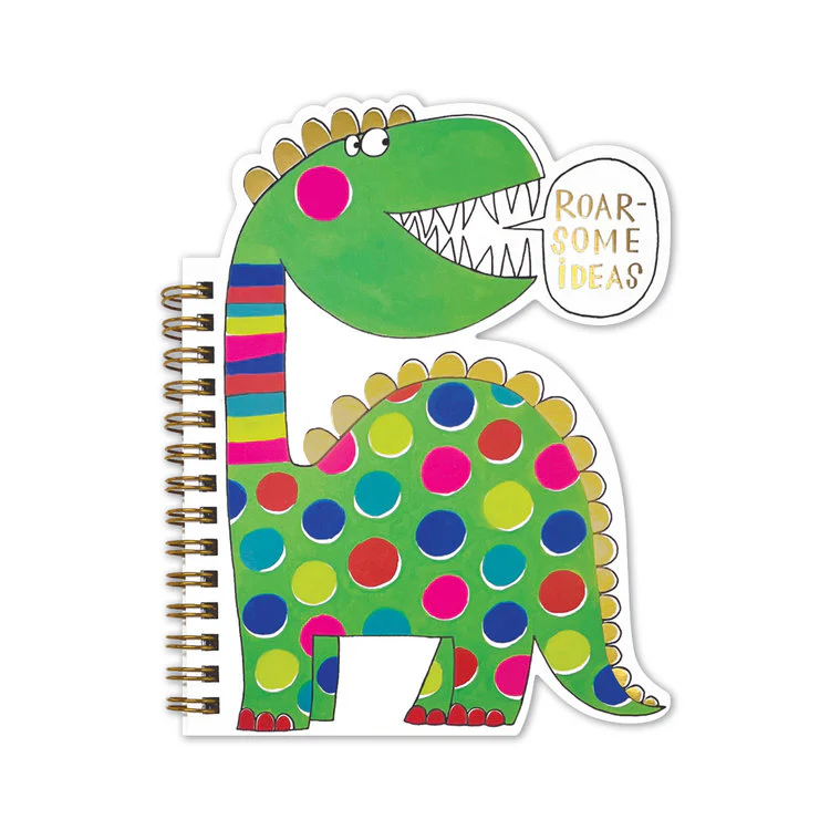 Rachel Ellen - Shaped Notebooks - Dinosaur