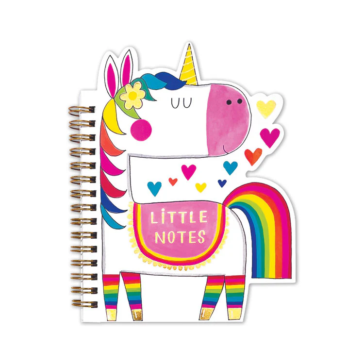 Rachel Ellen - Shaped Notebooks - Unicorn